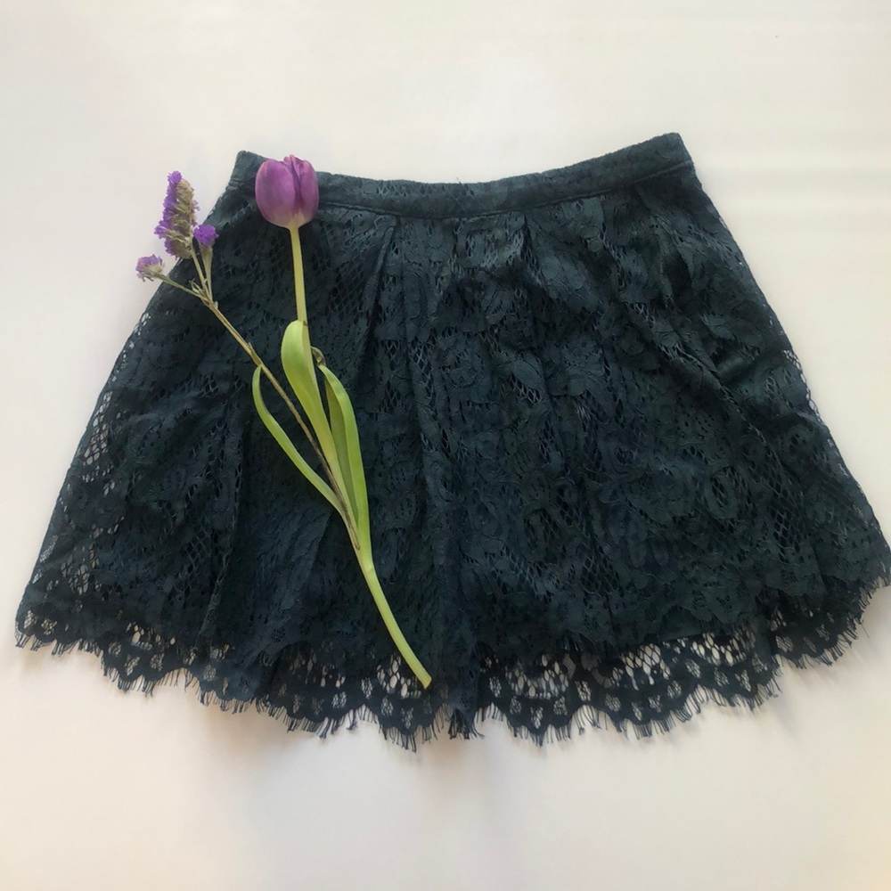 Green skirt